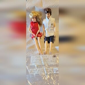 Barbie Doll Duo in Red and White Outfits